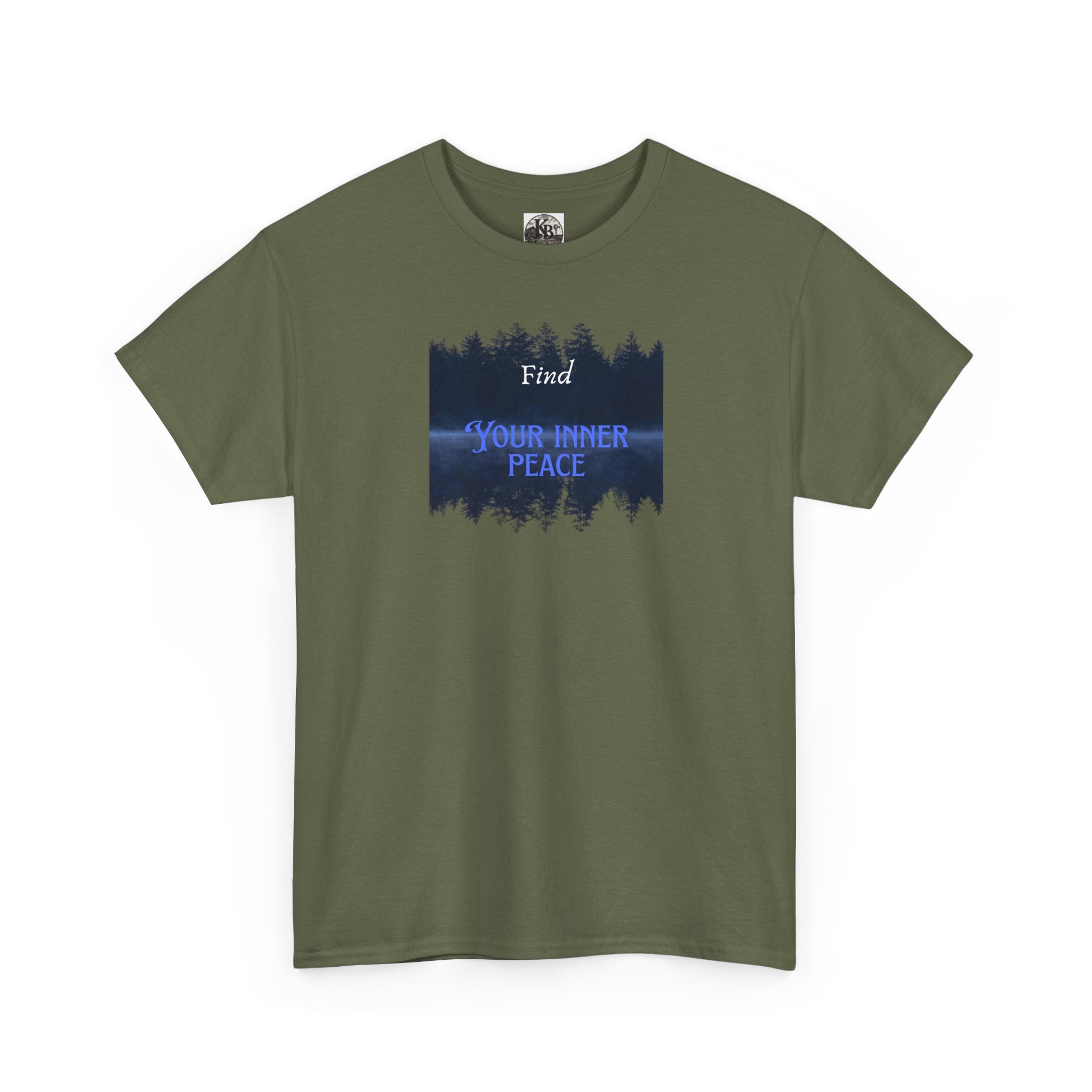 Find Your Inner Peace Tee | Forest Reflection Graphic Shirt