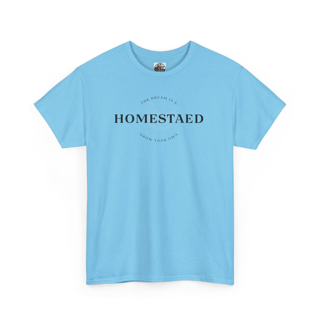 Homestead Logo Tee | Rustic Farmhouse Typography T-Shirt