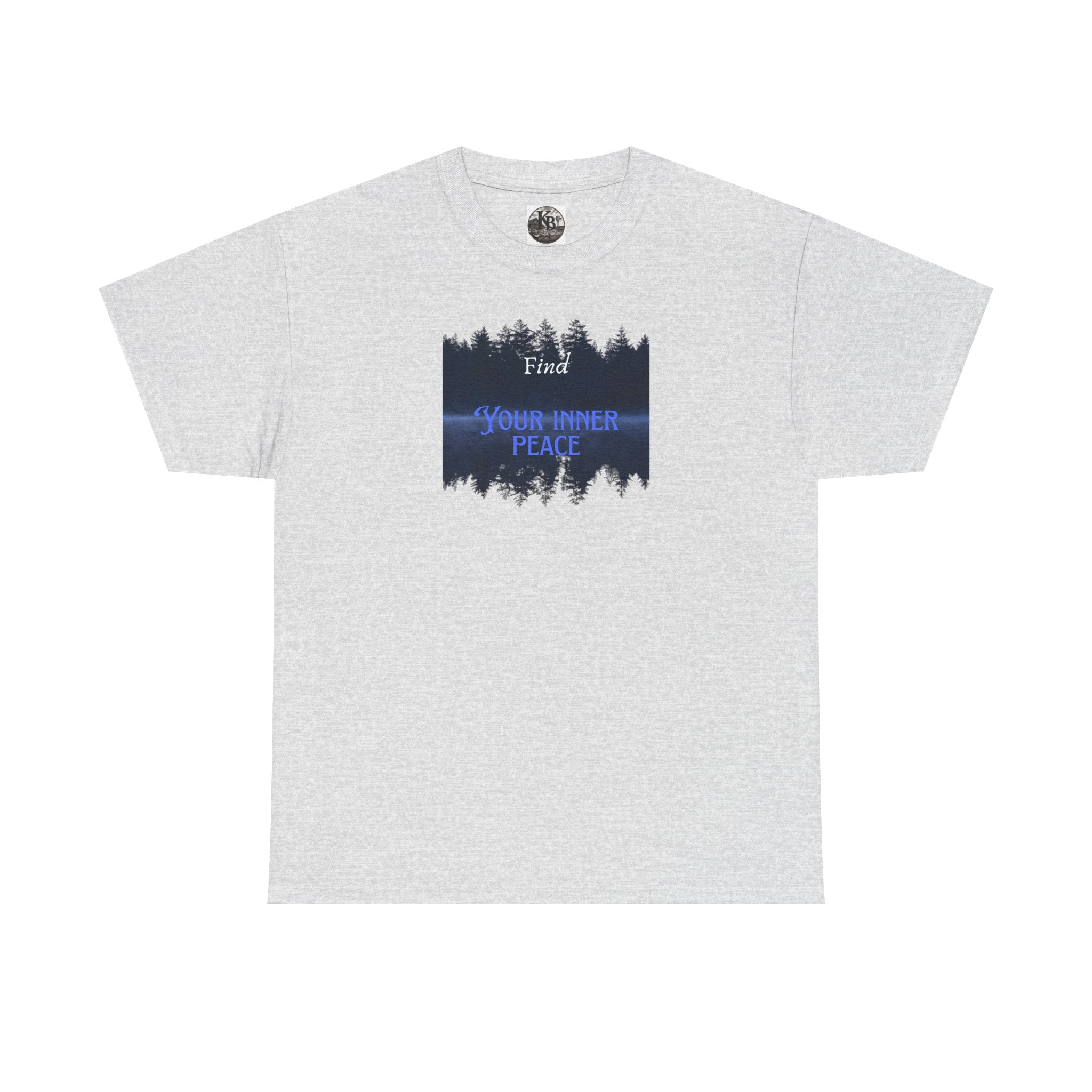 Find Your Inner Peace Tee | Forest Reflection Graphic Shirt