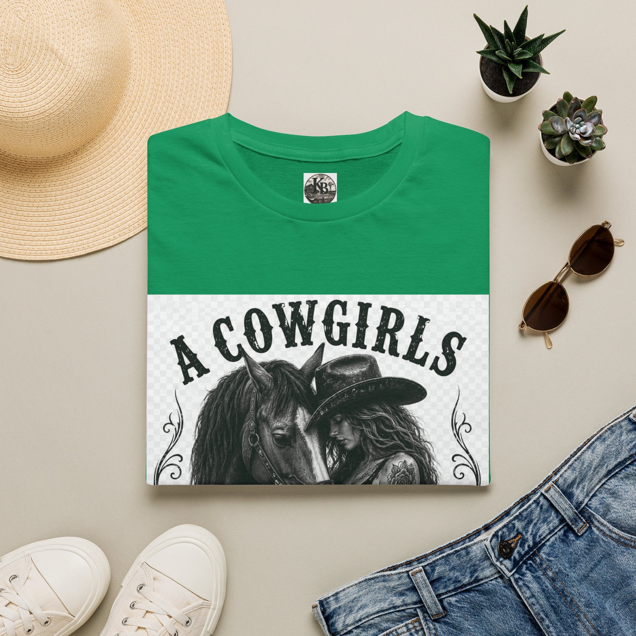 Cute Cowgirls Best Friend Tee