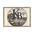 KB Farmhouse Logo Throw Blanket