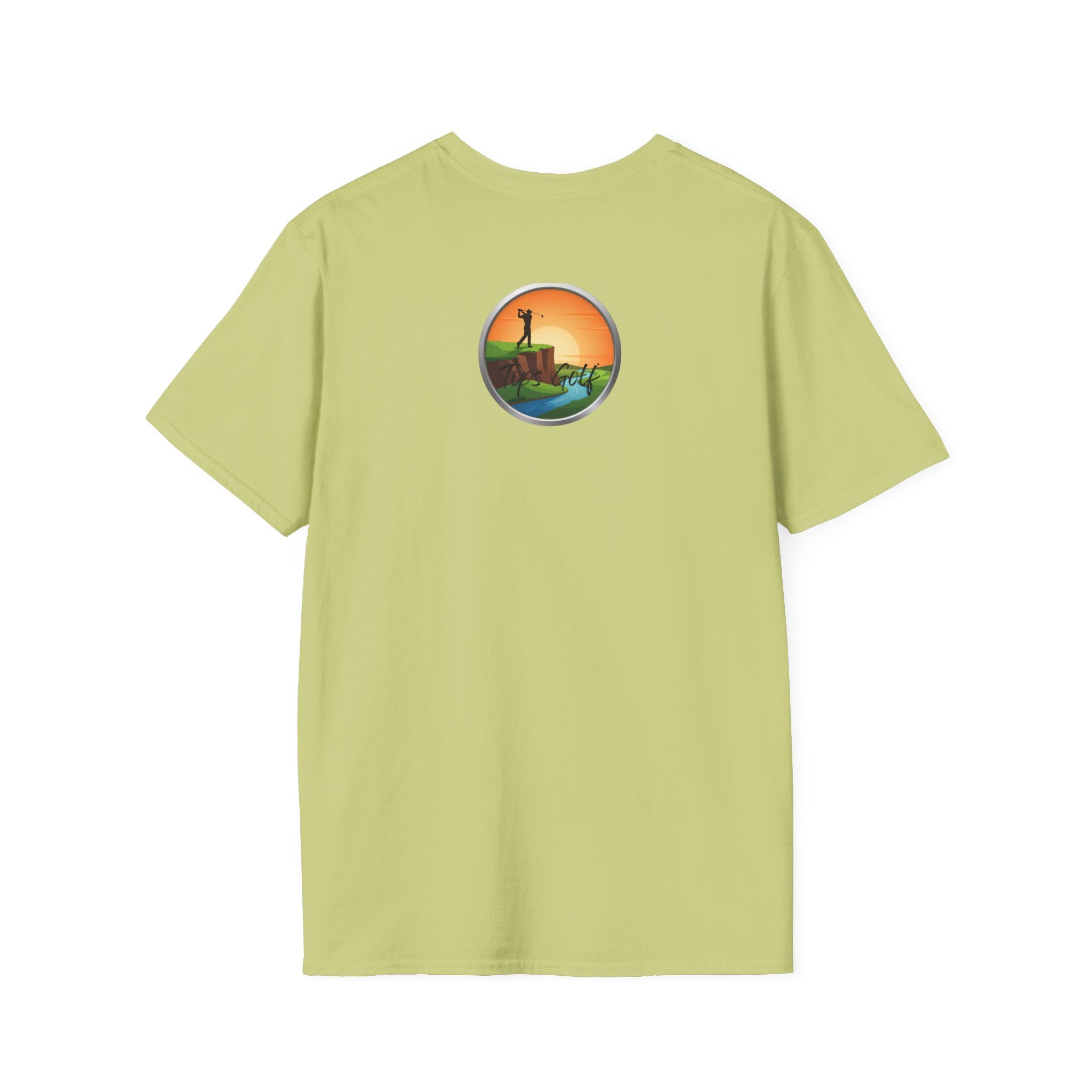 Golf Sunset River View T-Shirt — Scenic Golf Course Shirt
