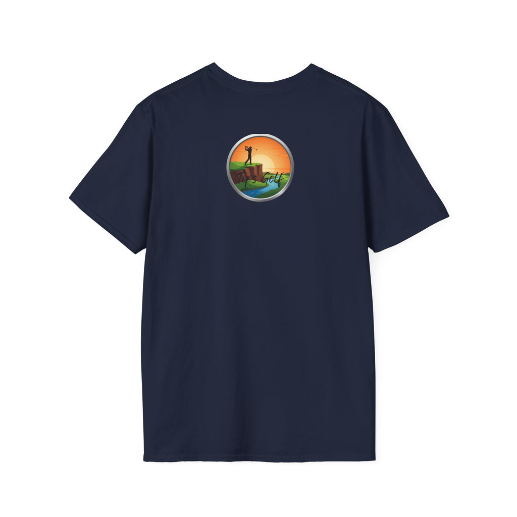 Golf Sunset River View T-Shirt — Scenic Golf Course Shirt