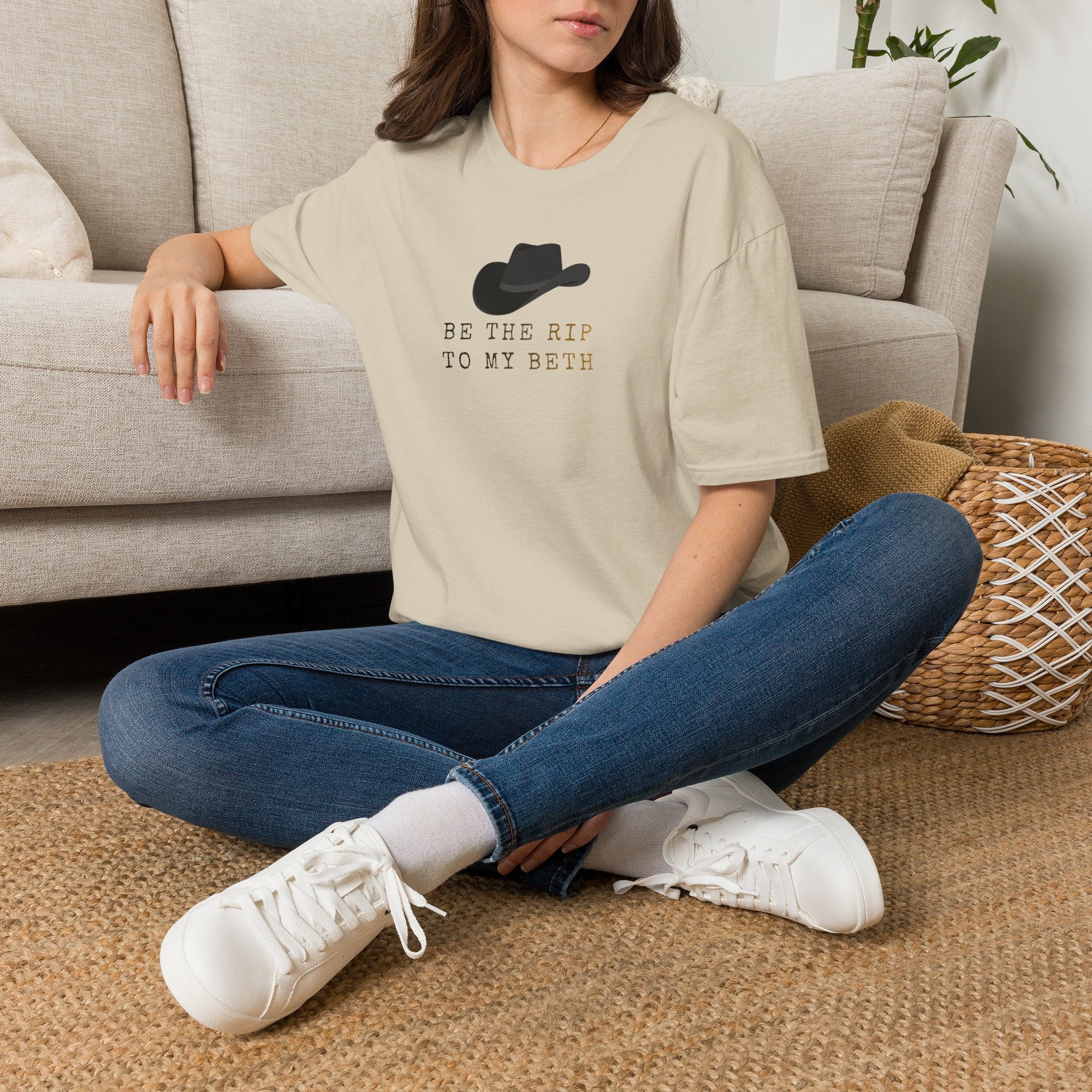 Be the Rip to My Beth T-Shirt | Cowboy Hat Graphic