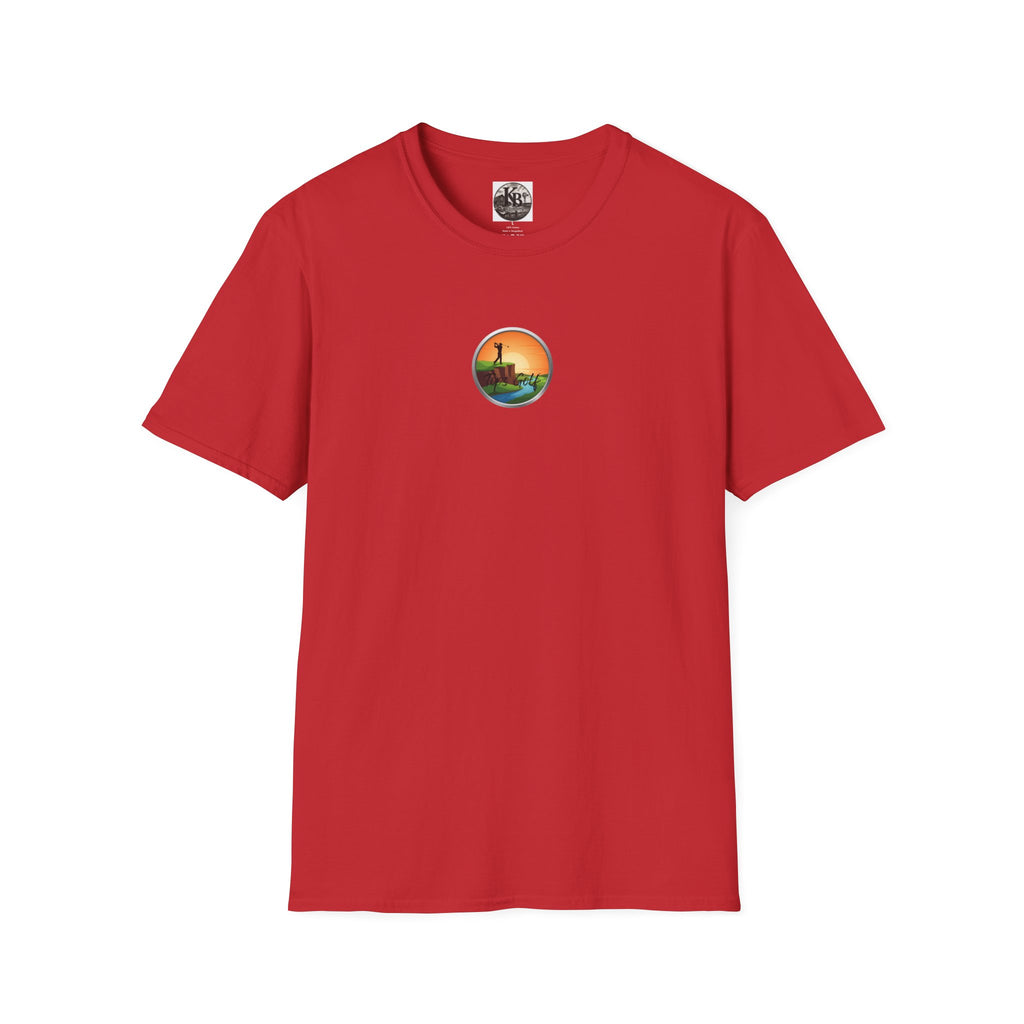 Golf Sunset River View T-Shirt — Scenic Golf Course Shirt