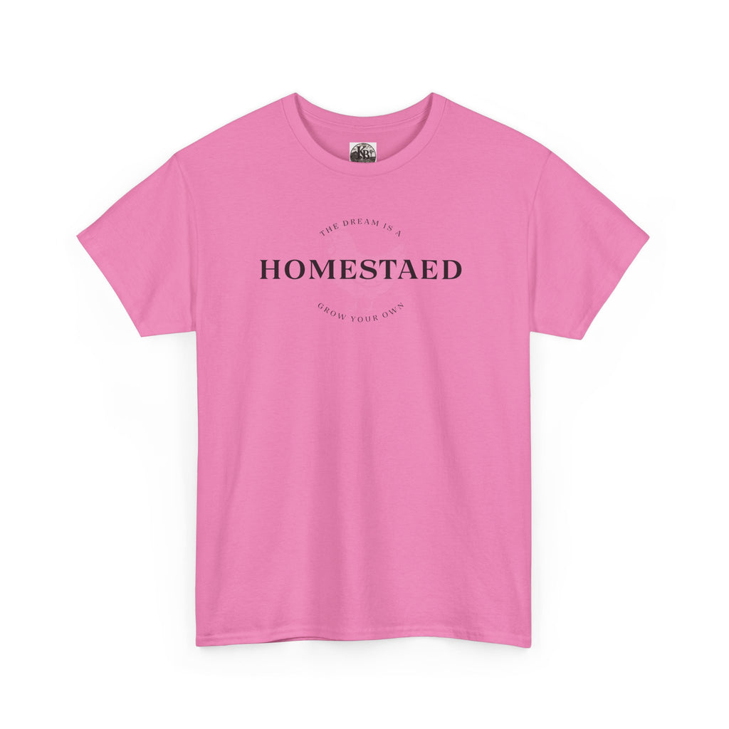 Homestead Logo Tee | Rustic Farmhouse Typography T-Shirt