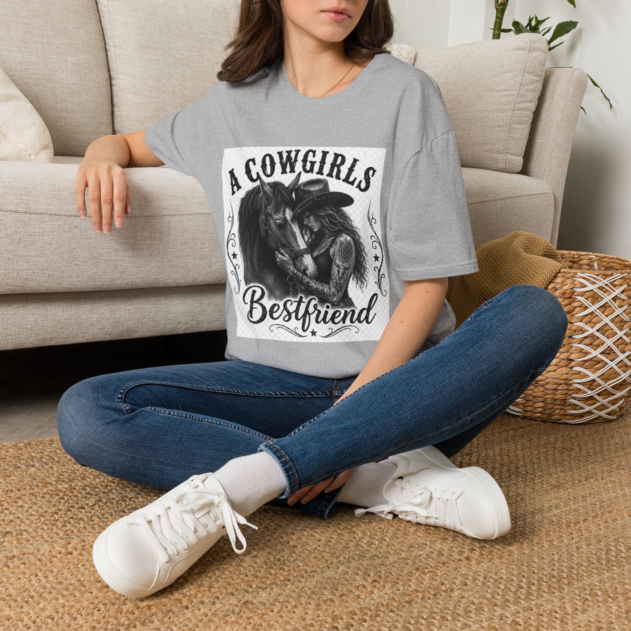 Cute Cowgirls Best Friend Tee