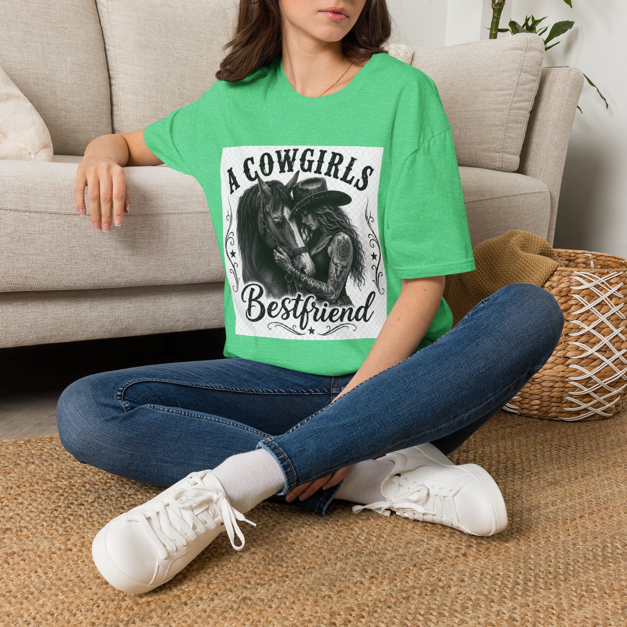 Cute Cowgirls Best Friend Tee