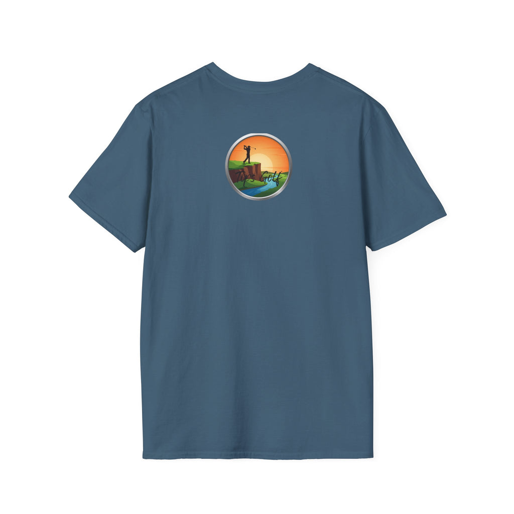 Golf Sunset River View T-Shirt — Scenic Golf Course Shirt