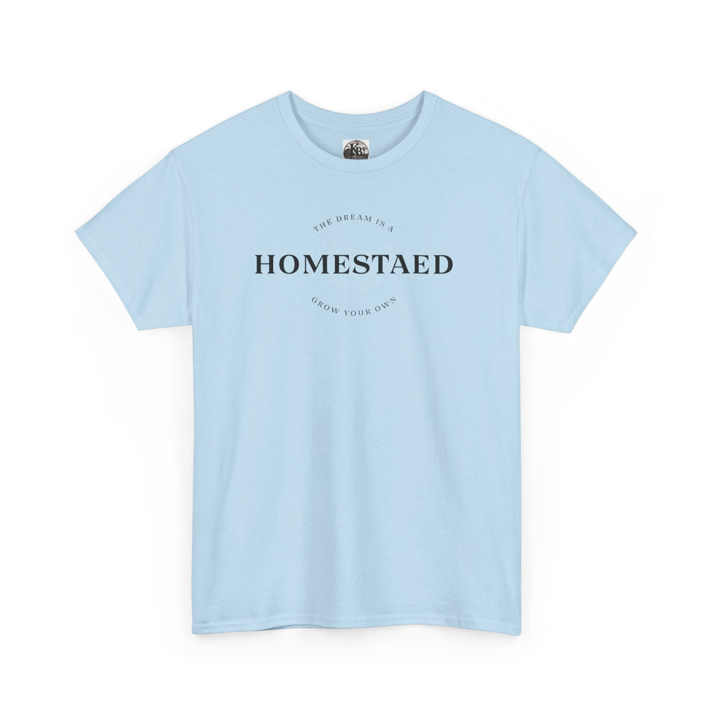 Homestead Logo Tee | Rustic Farmhouse Typography T-Shirt