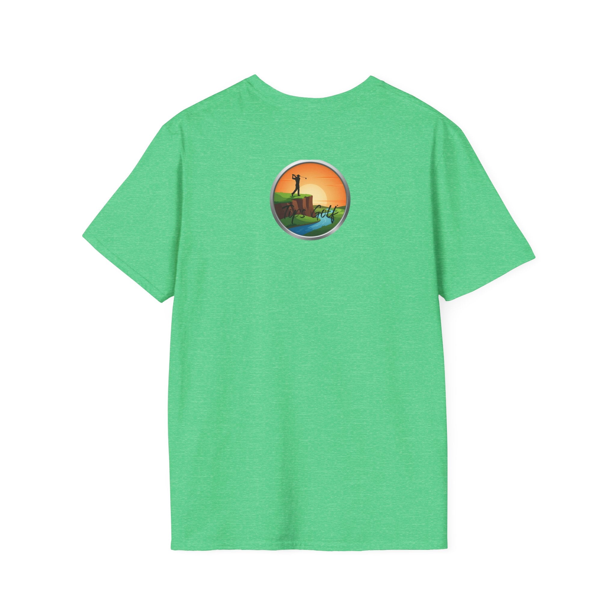 Golf Sunset River View T-Shirt — Scenic Golf Course Shirt