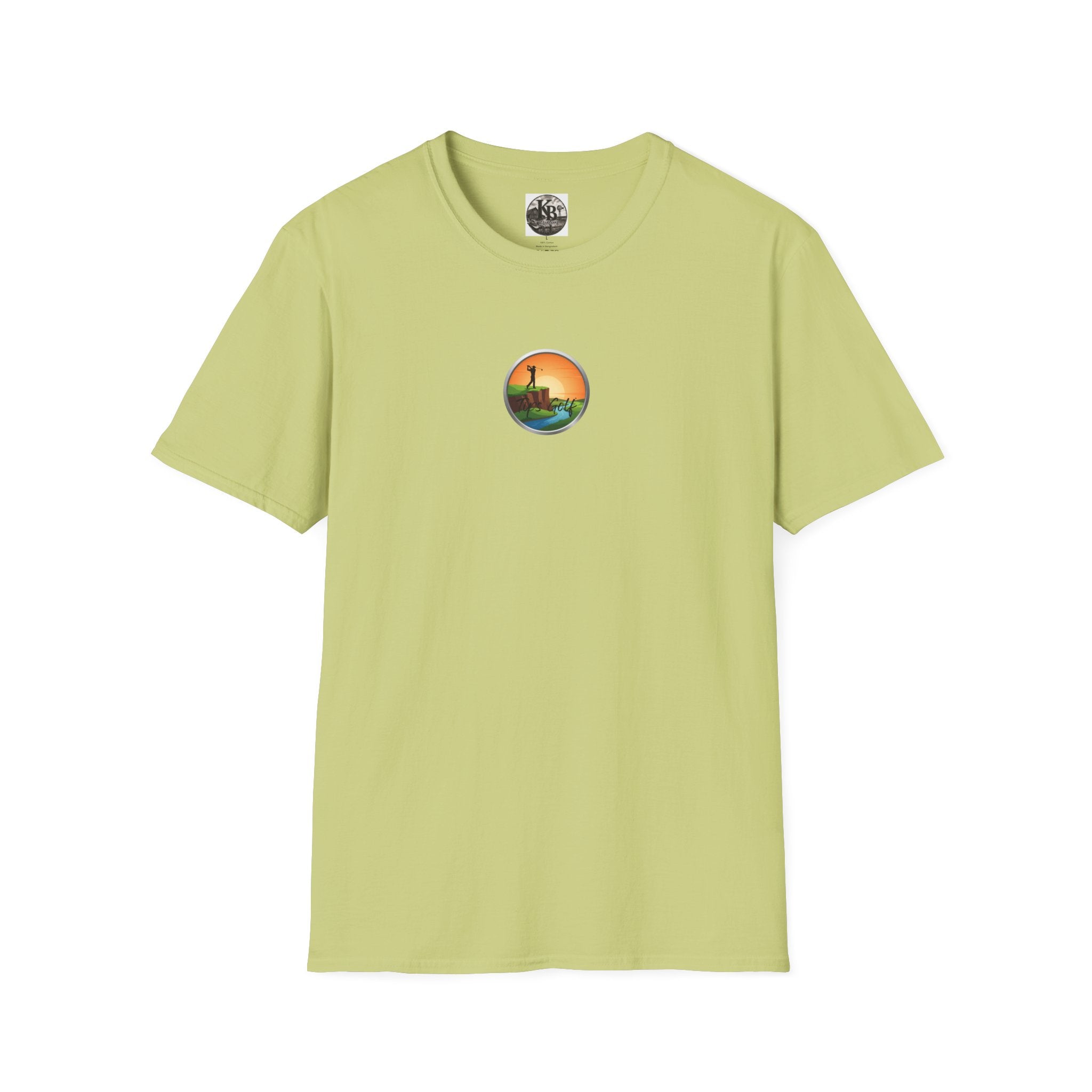 Golf Sunset River View T-Shirt — Scenic Golf Course Shirt