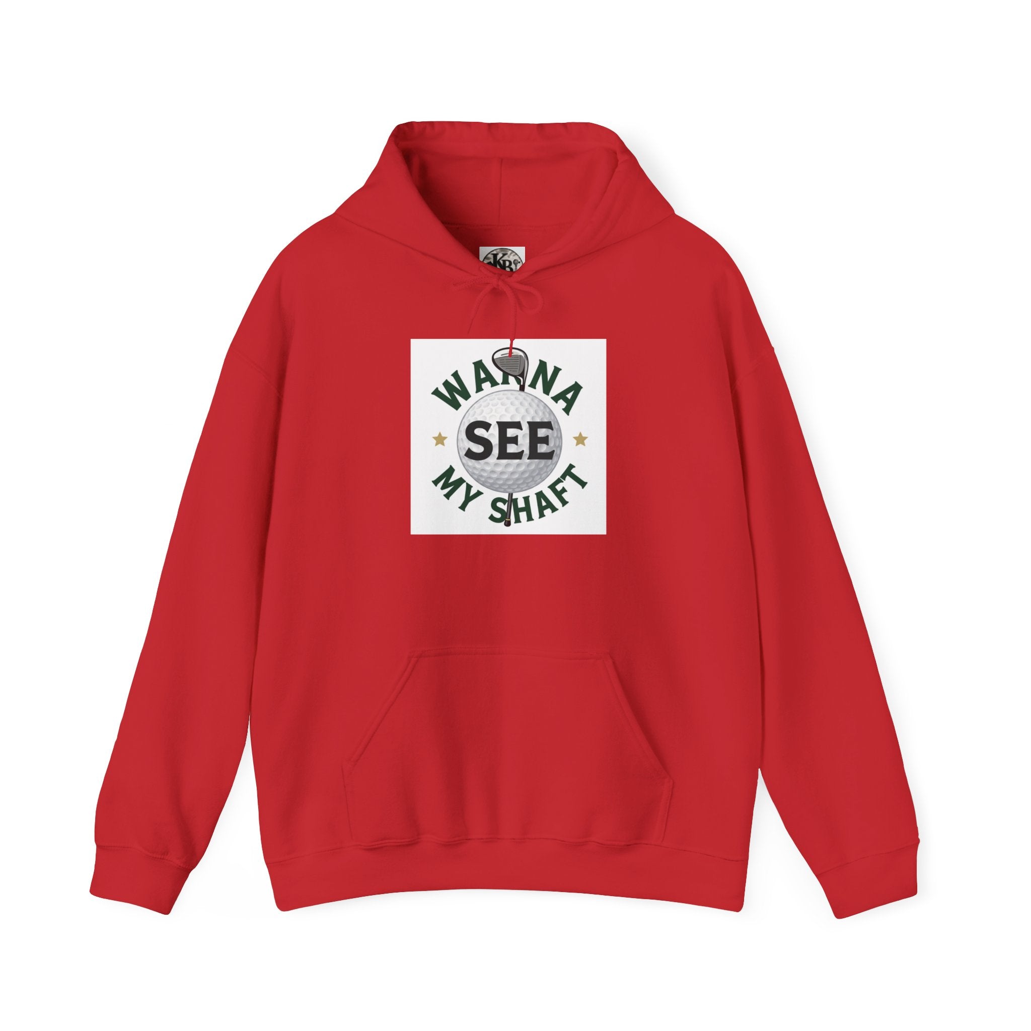 Hoodie — "Wanna See My Shaft" Funny Golfing Graphic Pullover