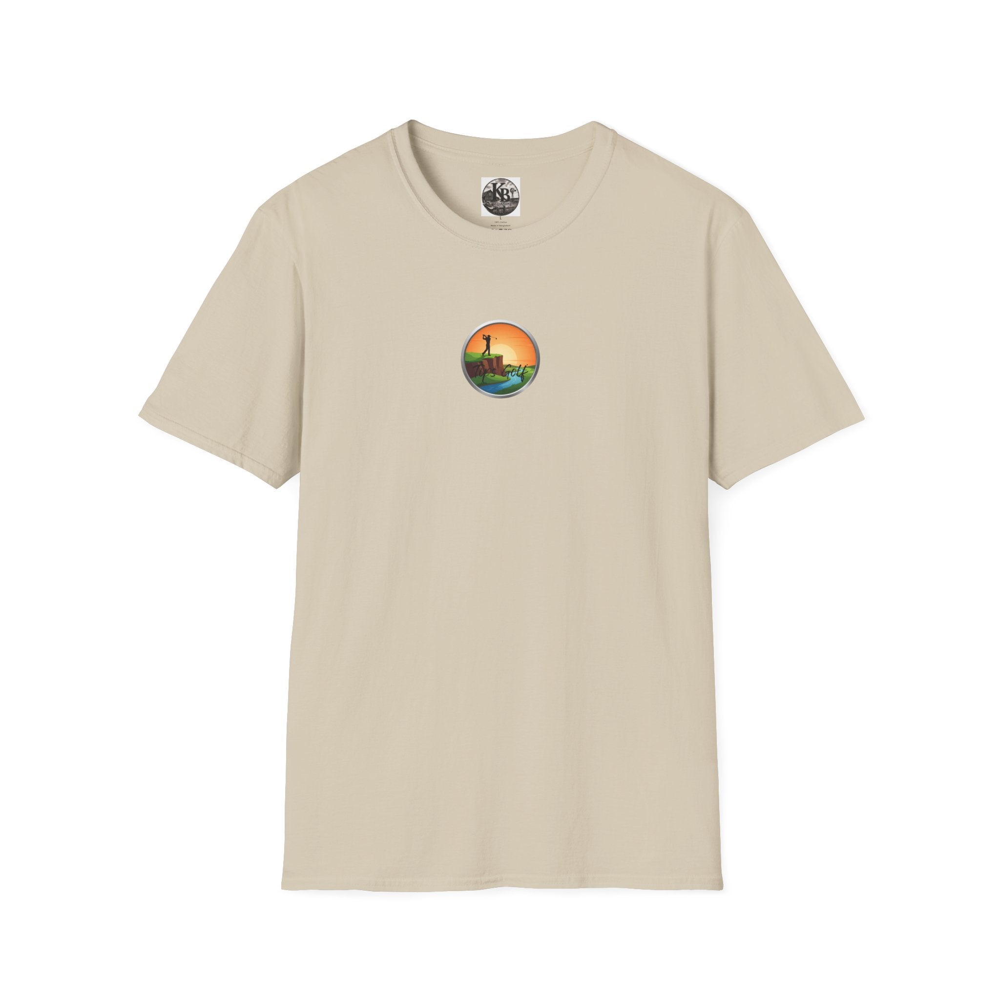 Golf Sunset River View T-Shirt — Scenic Golf Course Shirt