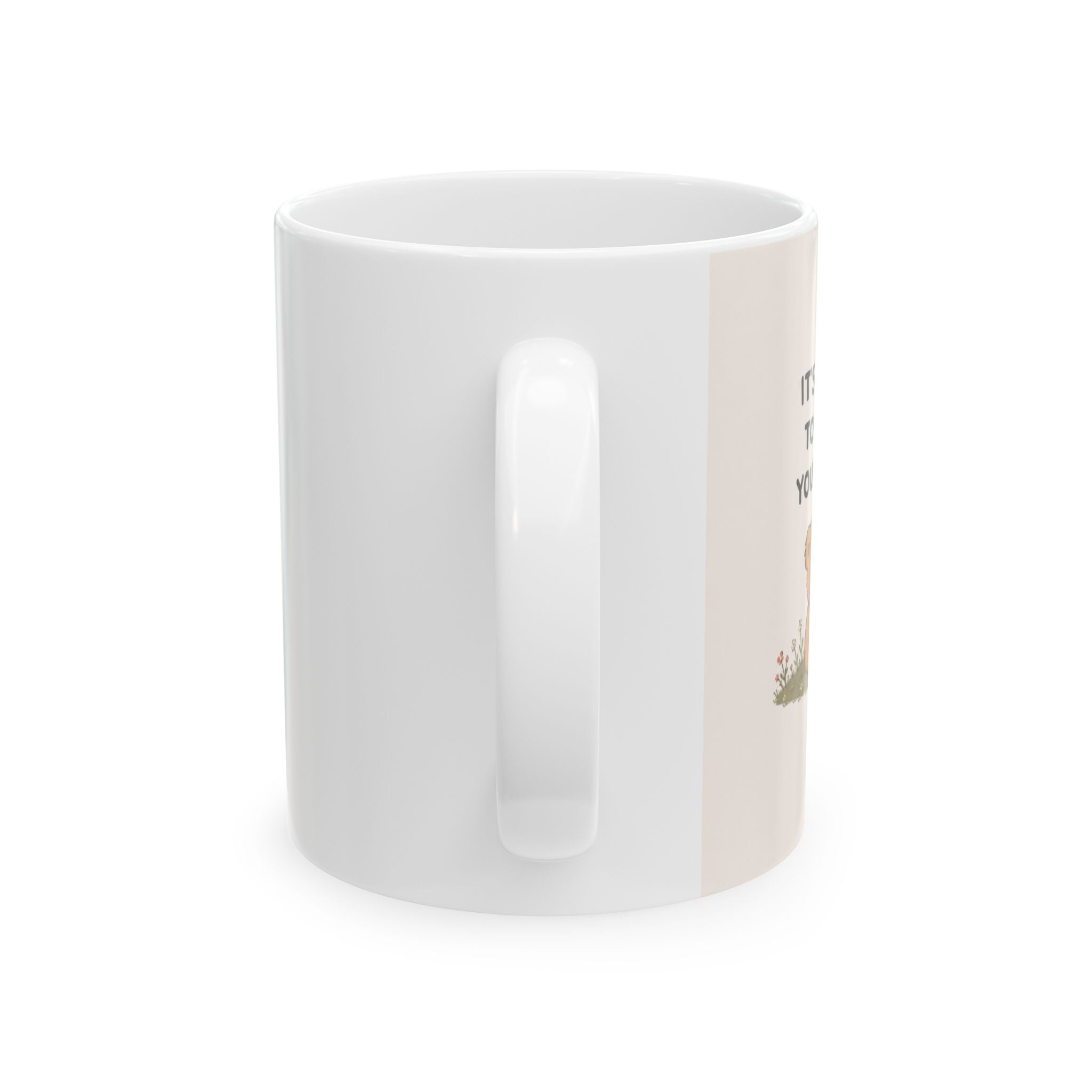 Floral Wildflower Ceramic Mug — 'You Are Loved' Inspirational Coffee Cup (11oz & 15oz)