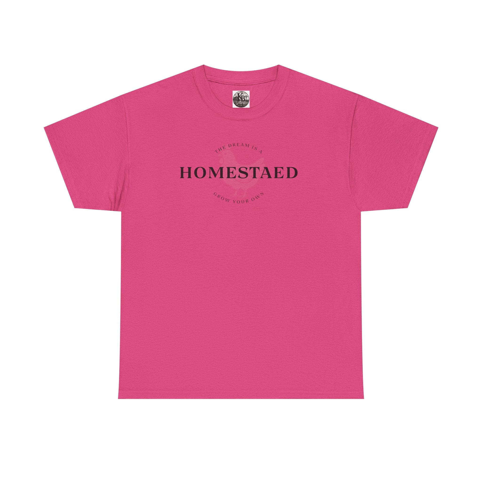 Homestead Logo Tee | Rustic Farmhouse Typography T-Shirt