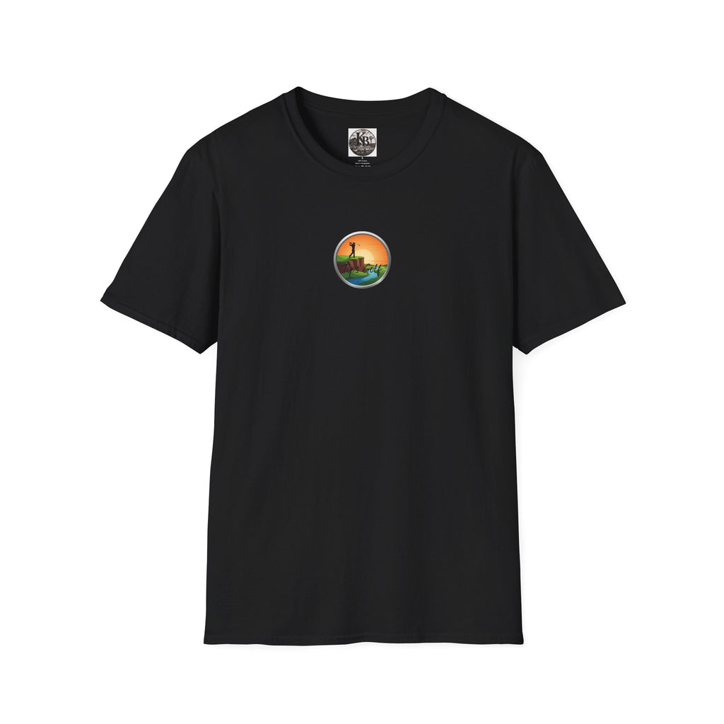 Golf Sunset River View T-Shirt — Scenic Golf Course Shirt