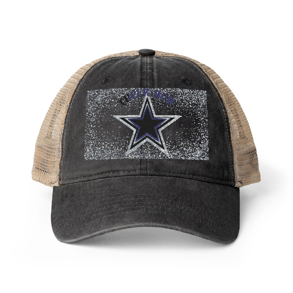 Cheer Mom Women's Washed Mesh-Back Cap