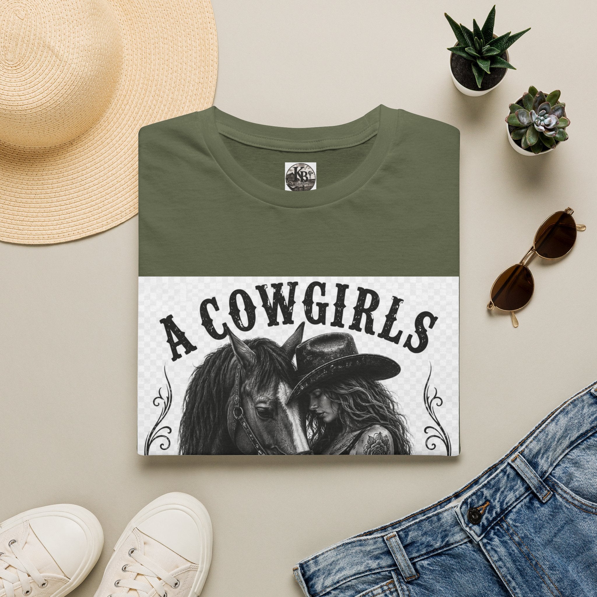 Cute Cowgirls Best Friend Tee