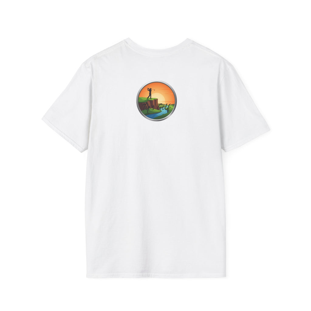 Golf Sunset River View T-Shirt — Scenic Golf Course Shirt