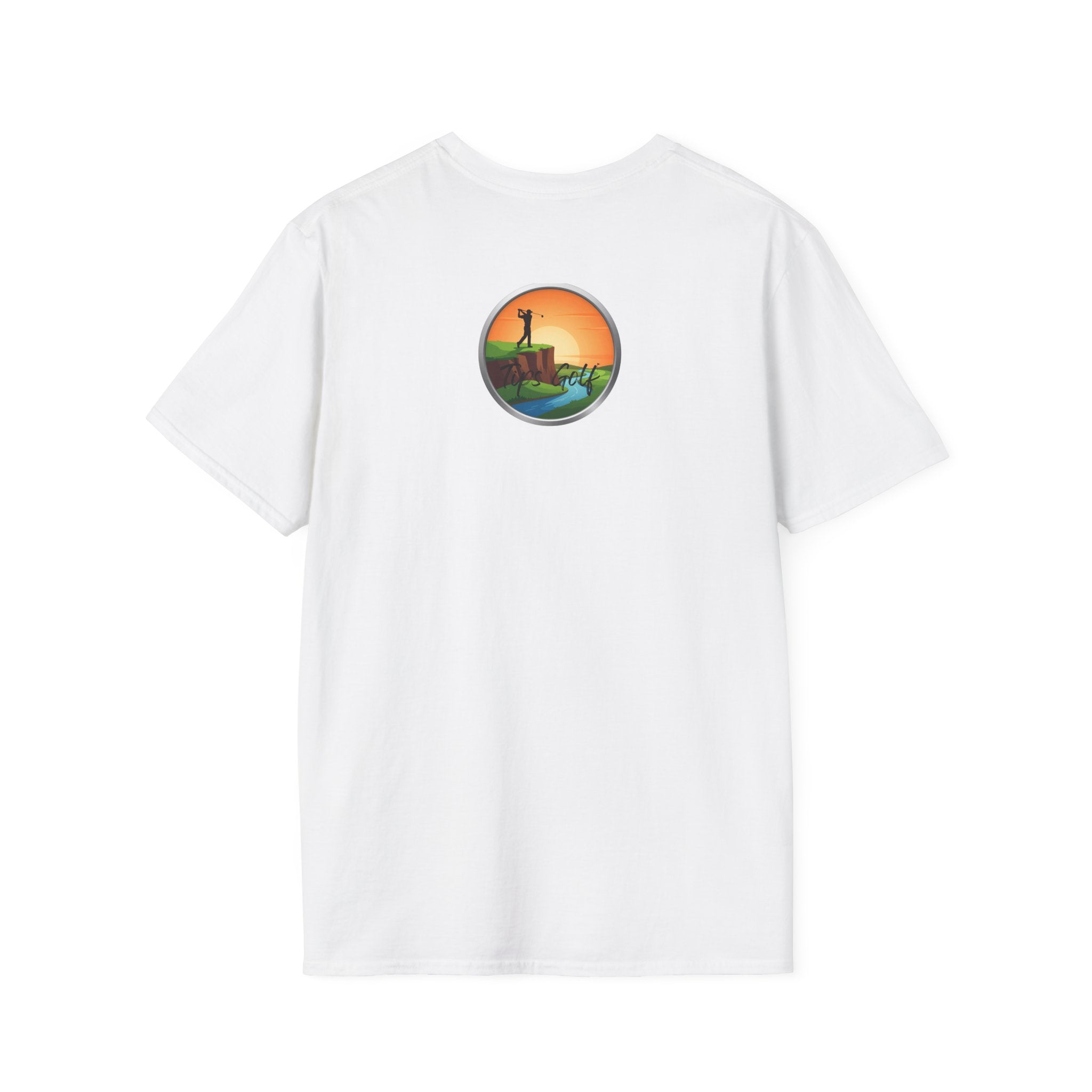 Golf Sunset River View T-Shirt — Scenic Golf Course Shirt
