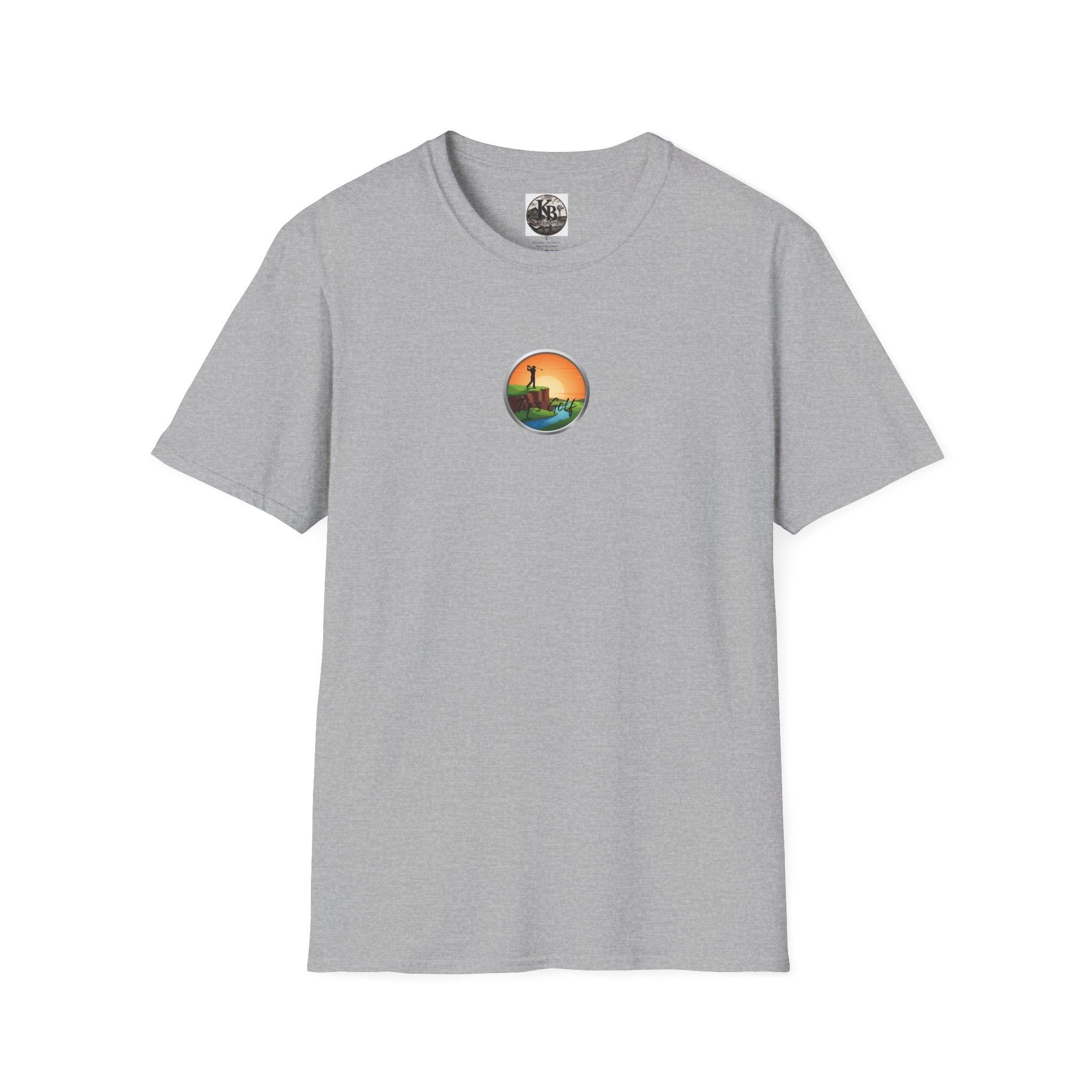 Golf Sunset River View T-Shirt — Scenic Golf Course Shirt