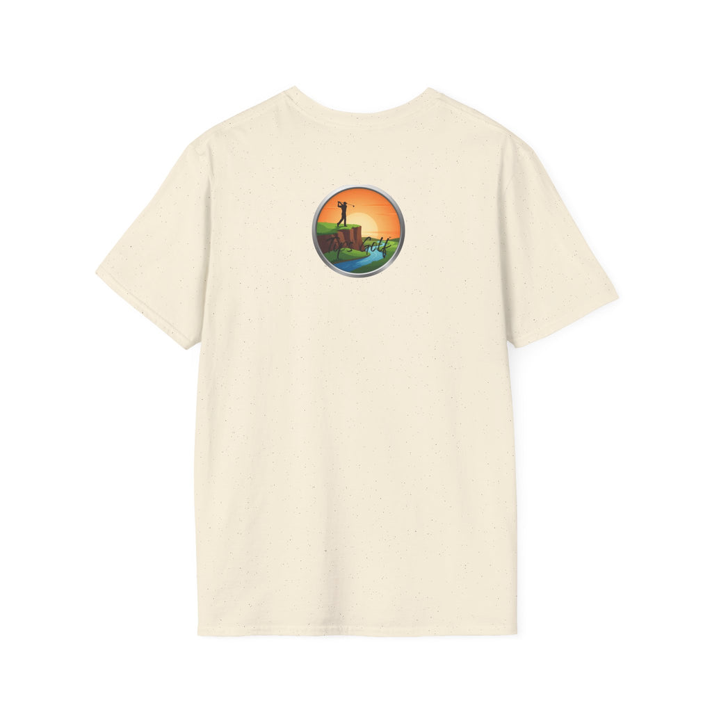 Golf Sunset River View T-Shirt — Scenic Golf Course Shirt