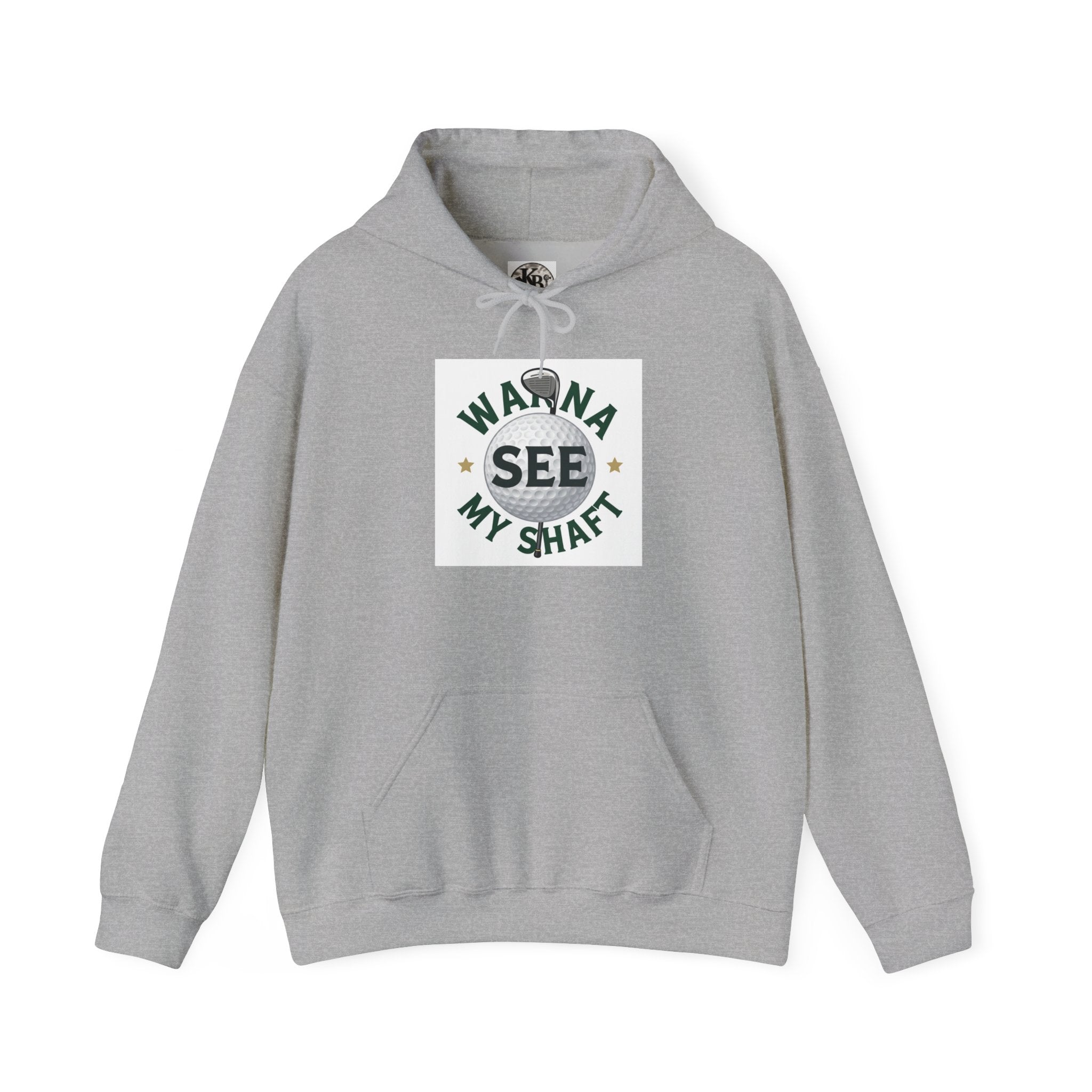 Hoodie — "Wanna See My Shaft" Funny Golfing Graphic Pullover