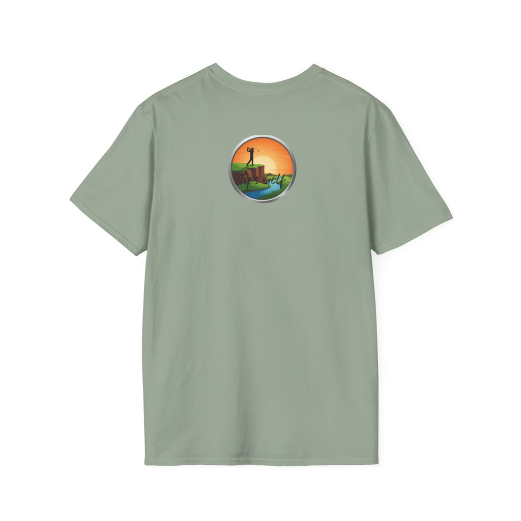 Golf Sunset River View T-Shirt — Scenic Golf Course Shirt
